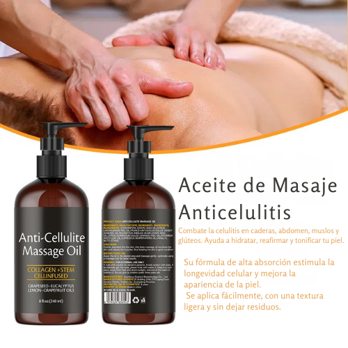 Elurea™ Aceite Anti-Celulitis con Colágeno + Células Madre