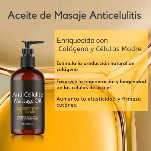 Elurea™ Aceite Anti-Celulitis con Colágeno + Células Madre