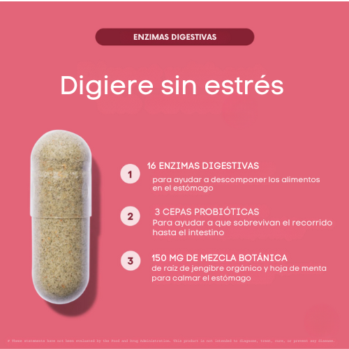 Elurea™ Fórmula de Enzimas Digestivas
