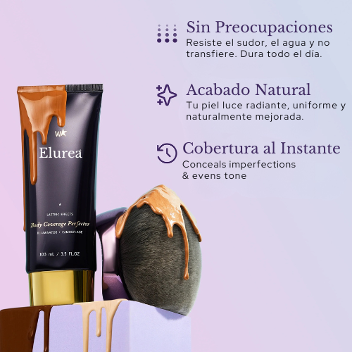 Elurea™ Base Corporal de Alta Cobertura